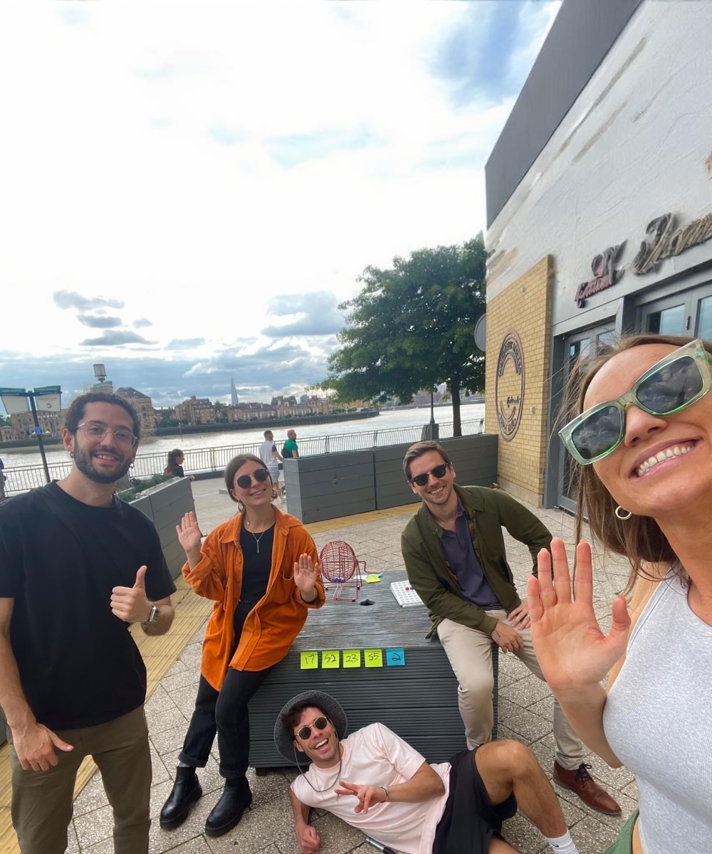 A photo of the team