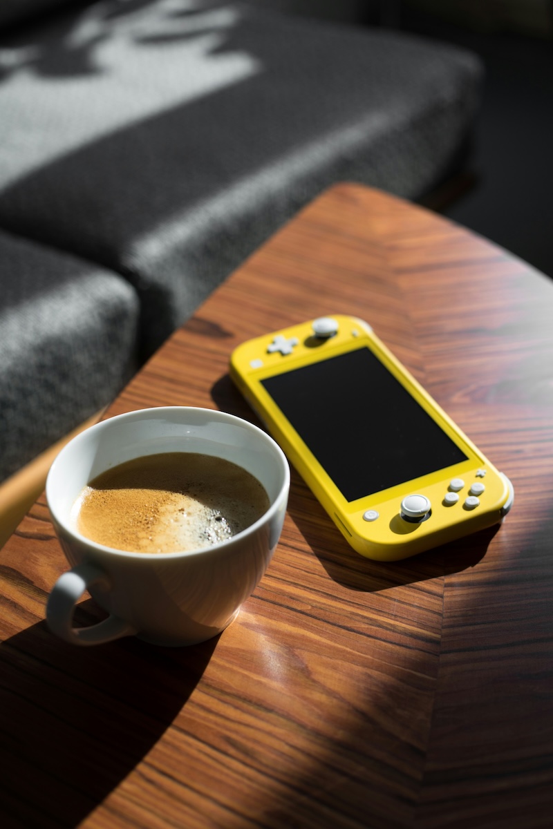 Some food and a games console
