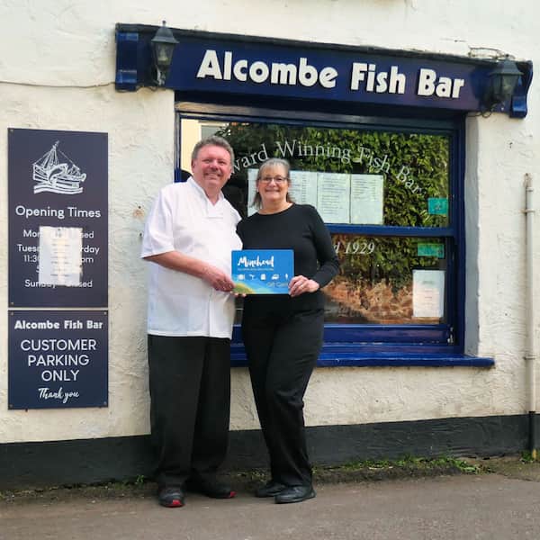 Jill Foster, from the Alcombe Fish Bar