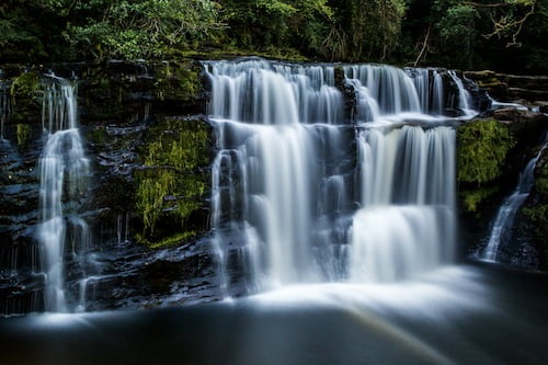A waterfall in the Brecon Beacons National Park