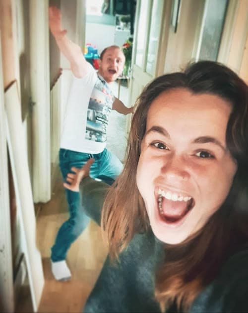 DAYMADE winner, Alex, and her boyfriend looking excited