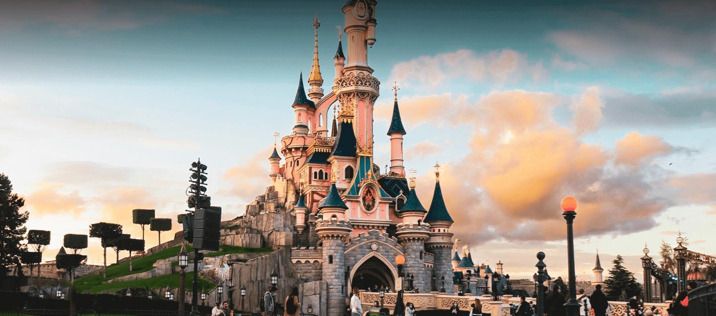 Sleeping Beauty Castle in Disneyland Paris theme park